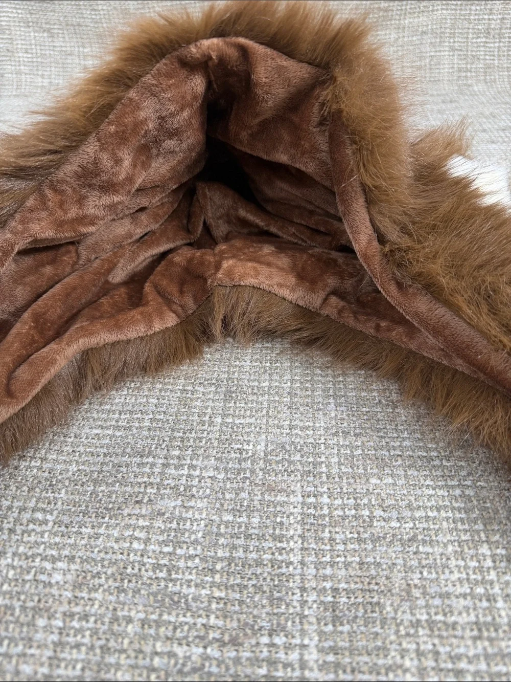 Kids Brown Deer Antler Hat Costume Hood